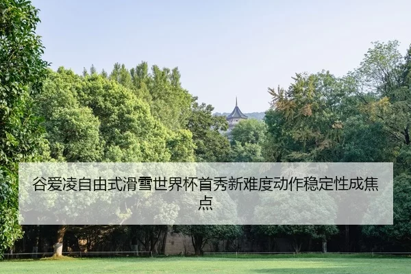 谷爱凌自由式滑雪世界杯首秀新难度动作稳定性成焦点